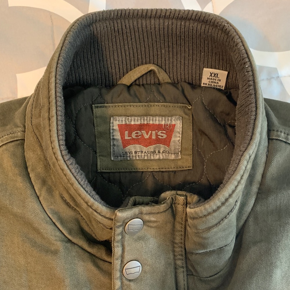 Levi’s Men’s Green Canvas Jacket Gem